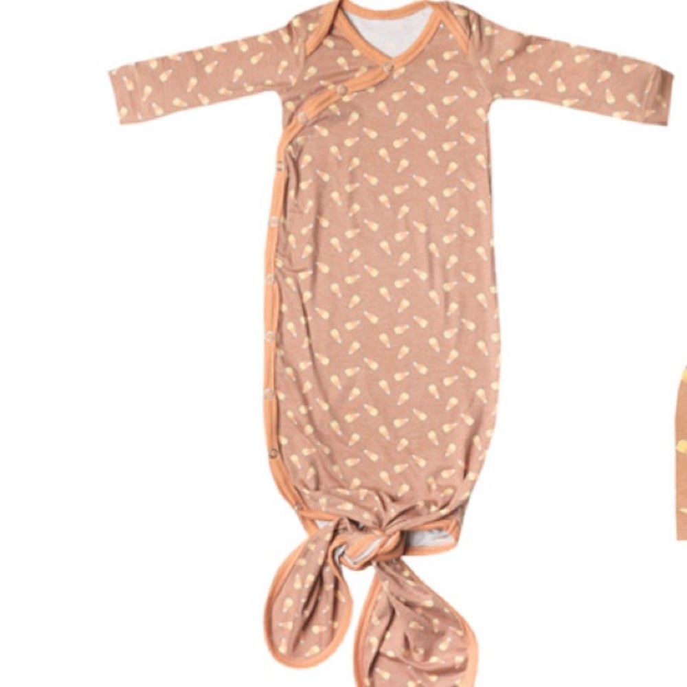 Copper Pearl newborn gown